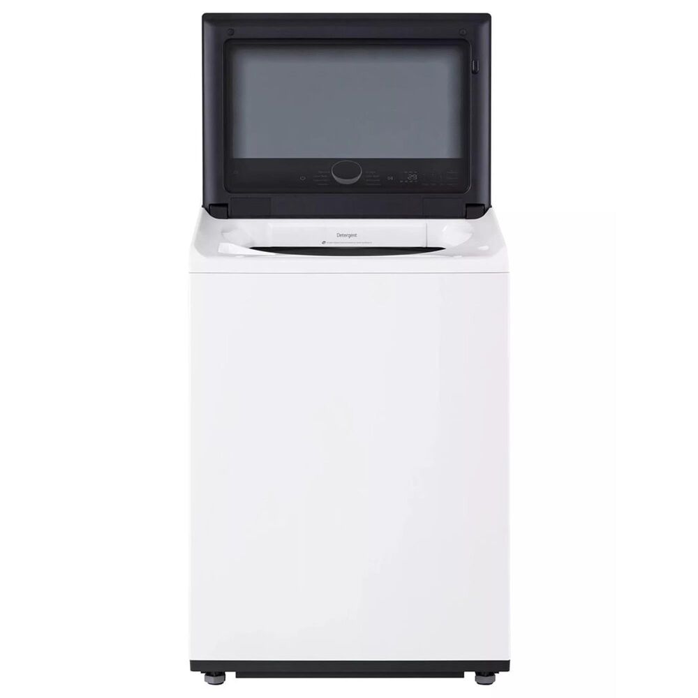 LG 5.5 Cu. Ft. Top Load Washer and 7.3 Cu. Ft. Gas Dryer with AI Sensing in Alpine White, , large
