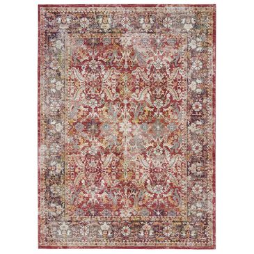 Nourison Ankara Global ANR02 2" x 4" Red Runner, , large