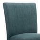 Coaster Paxton Counter Chair with Teal Blue Upholstery in Warm Brown, , large