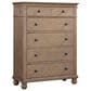 Riva Ridge Oxford 5-Piece California King Panel Bedroom Set in Tan with USB Ports, , large
