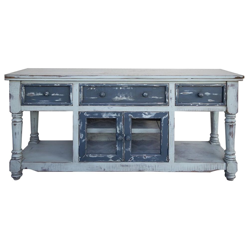 Fallridge Aruba 70" TV Stand in Sky Blue, , large