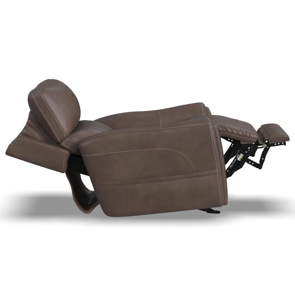 Flexsteel Carter Power Rocking Recliner in Cappuccino, , large