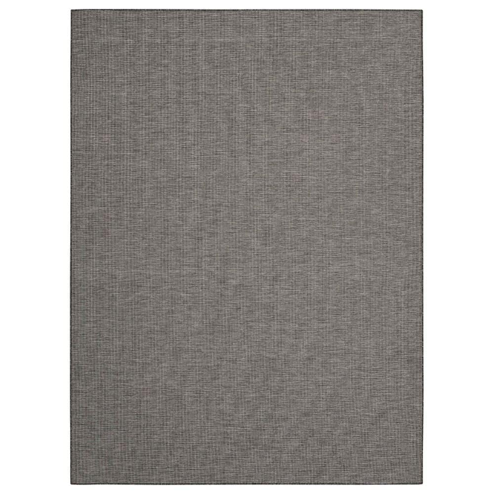 Nourison Positano 7" x 10" Charcoal Indoor/Outdoor Area Rug, , large
