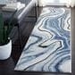 Safavieh Craft 2"3" x 6" Blue and Grey Runner, , large