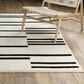 ROW by Oriental Weavers Quinn Striped Beige and Black 2" x 7" Runner, , large
