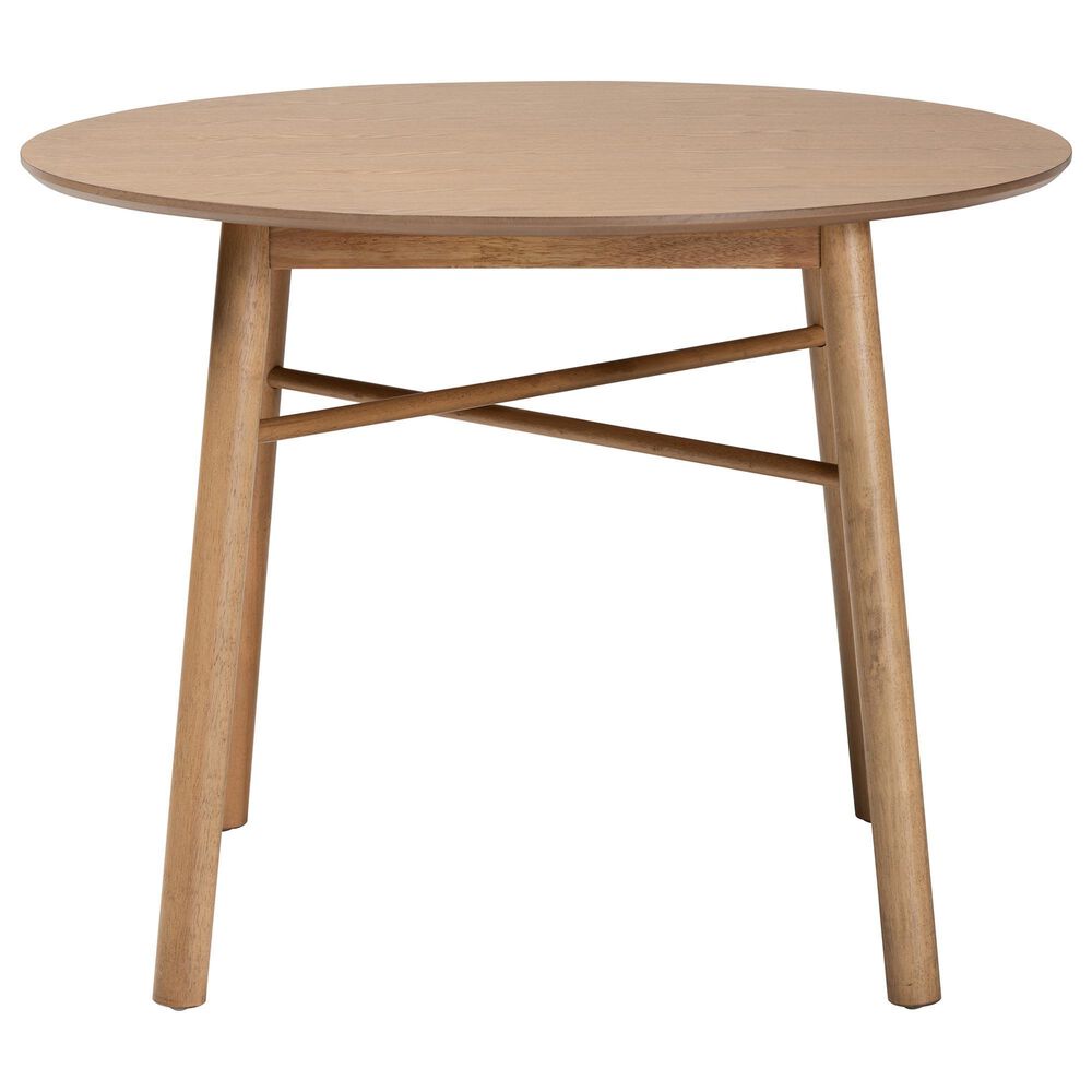Baxton Studio Denmark Dining Table in Brown - Table Only, , large