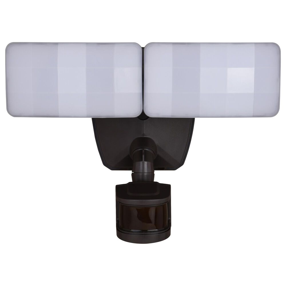 Vaxcel Zeta 2-Light Outdoor Motion Sensor Security Flood Light in Bronze, , large