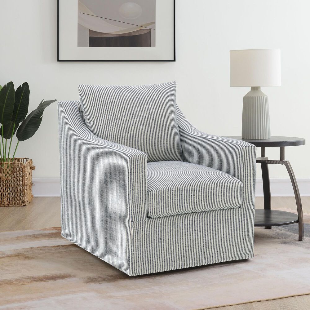Coaster Winter Swivel Chair in Grey, , large