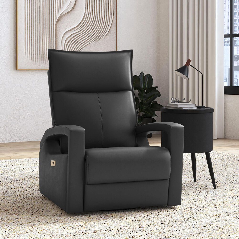 Mayberry Hill Eco Power Swivel Glider Recliner in Del Mar Grey, , large