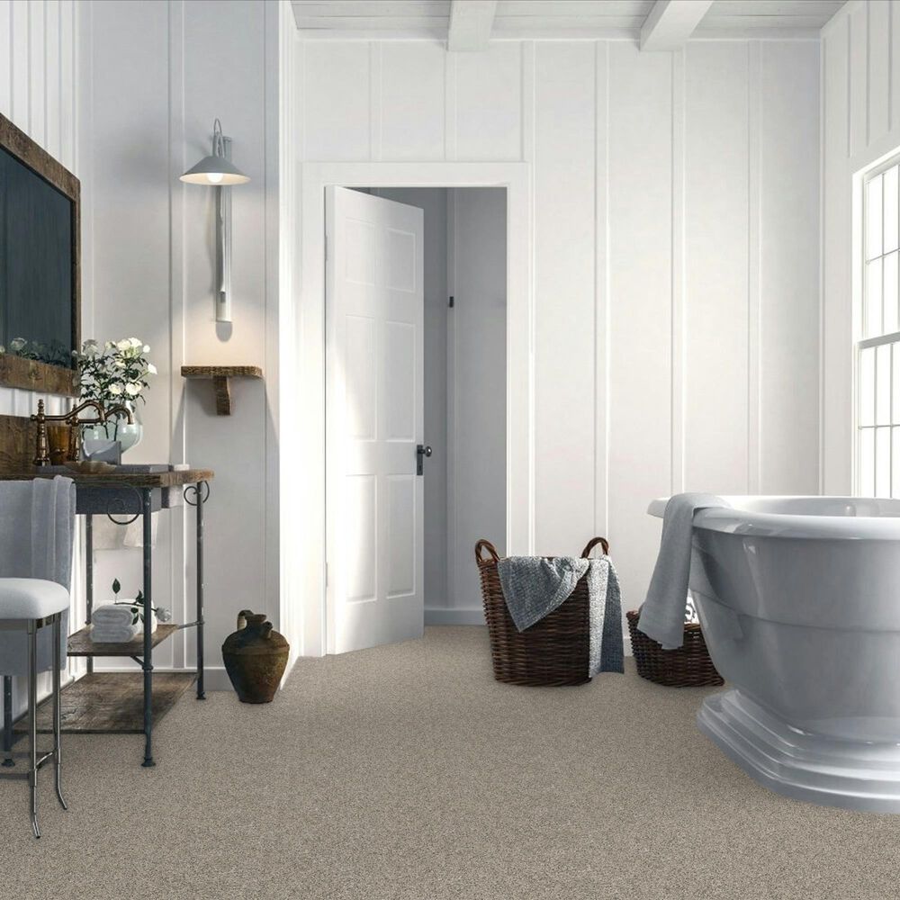 Mohawk Paw Pathway Carpet in Mushroom, , large