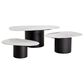 EICHHOLTZ Coffee Table Zane in Black and White (Set of 3), , large
