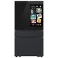 Samsung 28.6 Cu. Ft. Bespoke 4-Door French Door Refrigerator with AI Family Hub+ & AI Vision Inside in Charcoal Glass and Black/Charcoal, , large