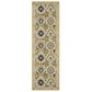 Safavieh Evoke EVK210B 2"2" x 7" Gold and Ivory Runner, , large