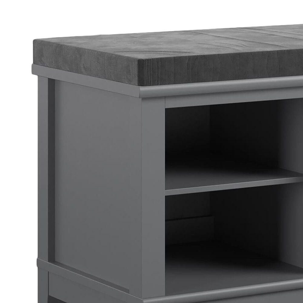 DHP Westerleigh Entryway Bench in Graphite Grey, , large
