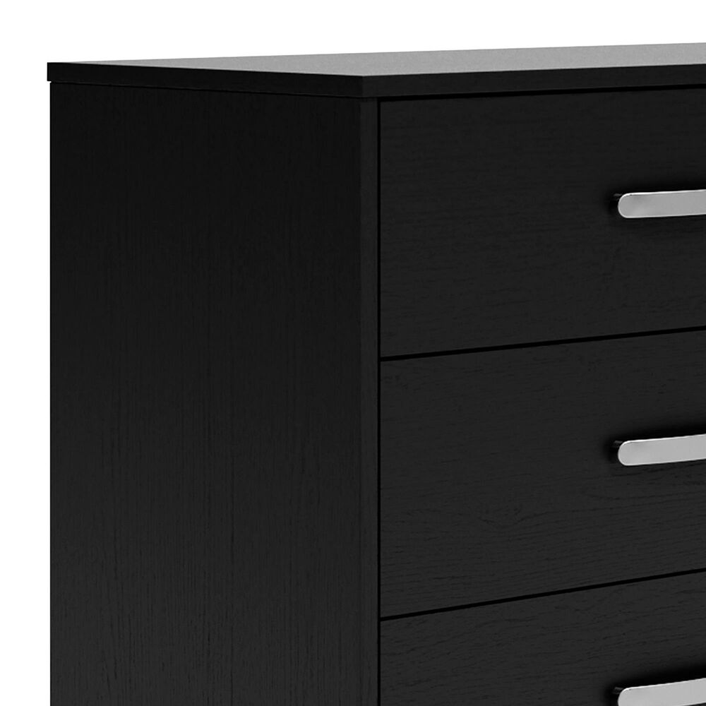 Ashley Finch 6-Drawer Dresser in Black, , large
