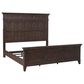 Belle Furnishings Paradise Valley 4-Piece King Bedroom Set in Saddle Brown, , large