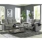 Ashley Gauntlet Manual Reclining Loveseat in Sterling, , large