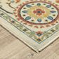 Oriental Weavers Francesca FR07A 5"3" x 7"6" Ivory Area Rug, , large