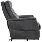 Ashley Strawbill Power Lift Recliner in Shadow, , large