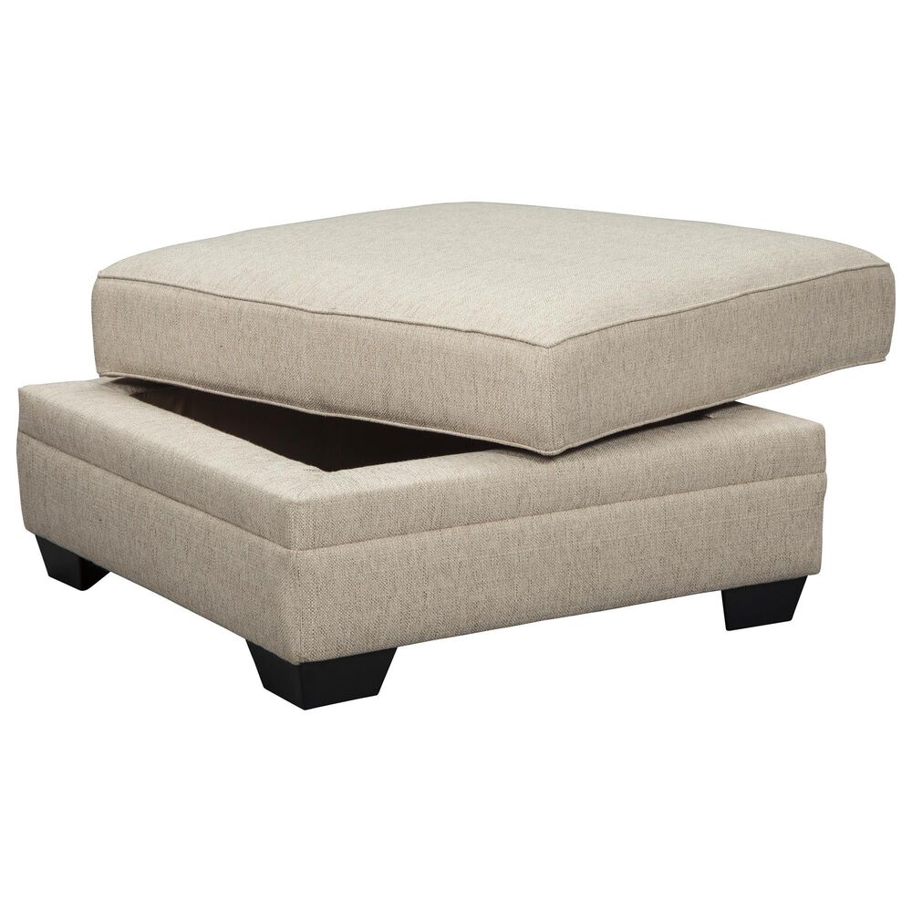 Ashley Luxora Storage Ottoman in Bisque, , large