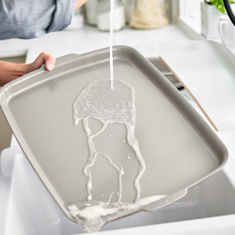 Green Pan Premiere Ovenware 13" x 18" Half Sheet Pan in Taupe, , large