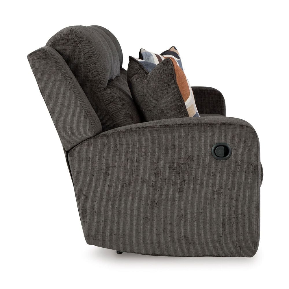 Ashley Kanlow Manual Reclining Sofa in Dusk, , large