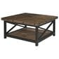 Flexsteel Carpenter Square Cocktail Table in Oiled Oak, , large