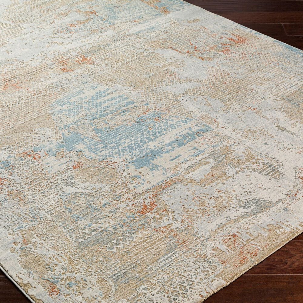 Surya Brunswick 12&#39; x 15&#39; Blue, Taupe, Cream, Seafoam, Olive and Tan Area Rug, , large