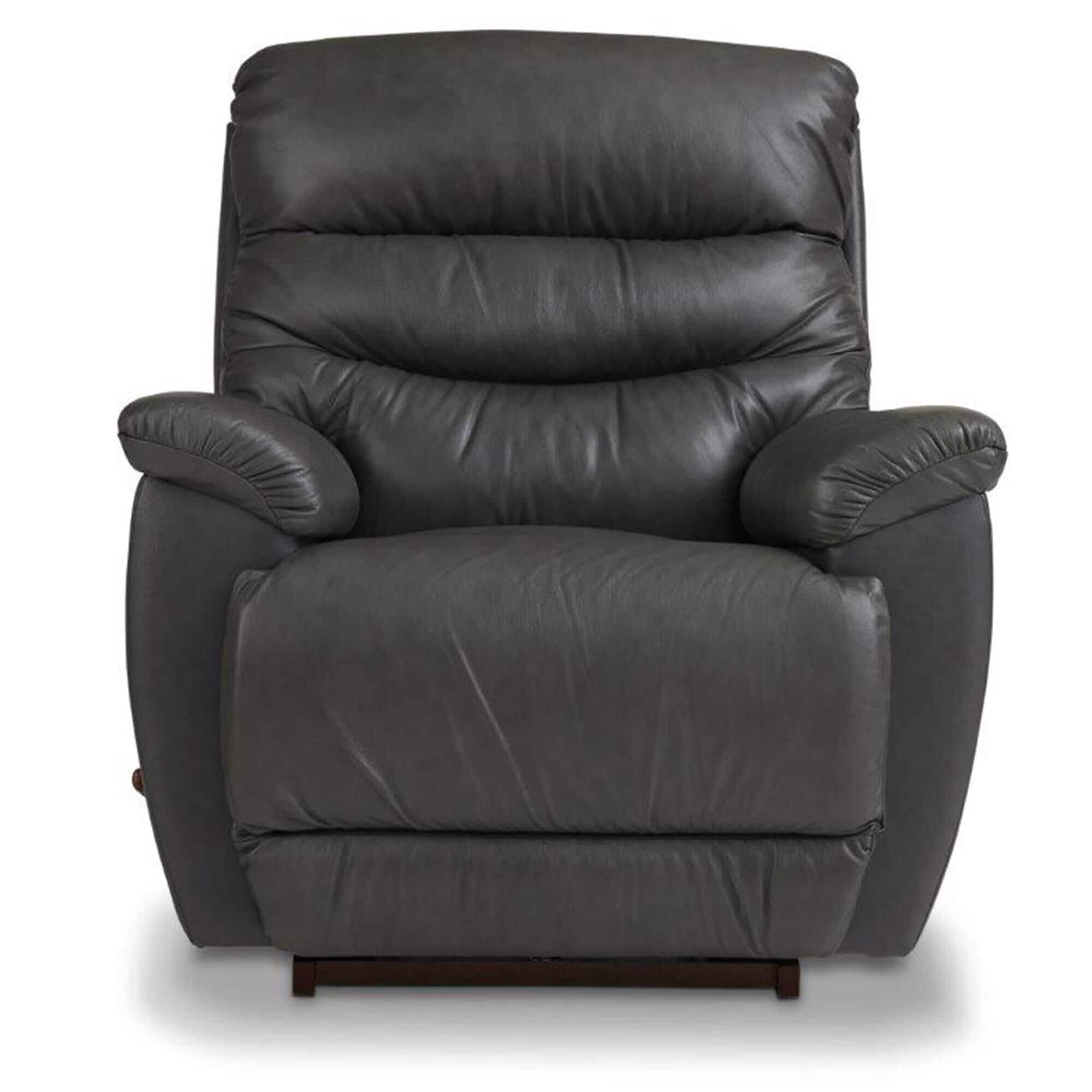 Lazy boy shop grey leather recliner