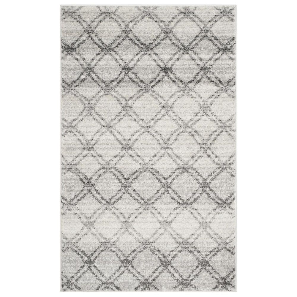Safavieh Adirondack ADR105P-3 3&#39; x 5&#39; Silver/Charcoal Area Rug, , large