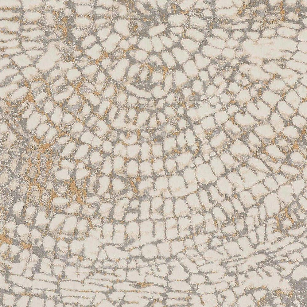 Feizy Parker 5&#39; x 7&#39;6&quot; Silver and Ivory Area Rug, , large