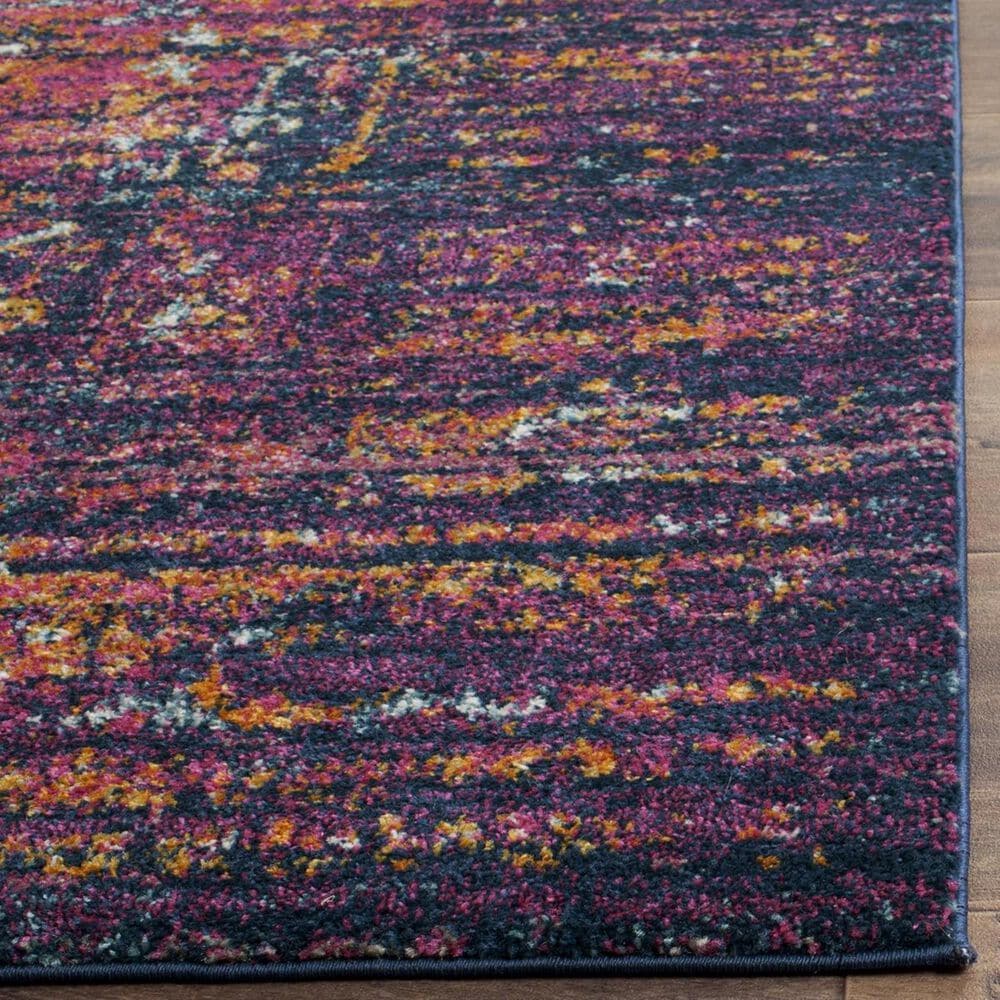 Safavieh Evoke EVK275F-5SQ 5&#39;1&quot; Square Blue/Fuchsia Area Rug, , large