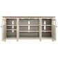 Ashley Bolanburg Extra Large 74" TV Stand in Antique White and Weathered Oak Top, , large