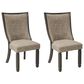 Ashley Tyler Creek Dining Chair Set of 2 in Black and Grayish Brown, , large