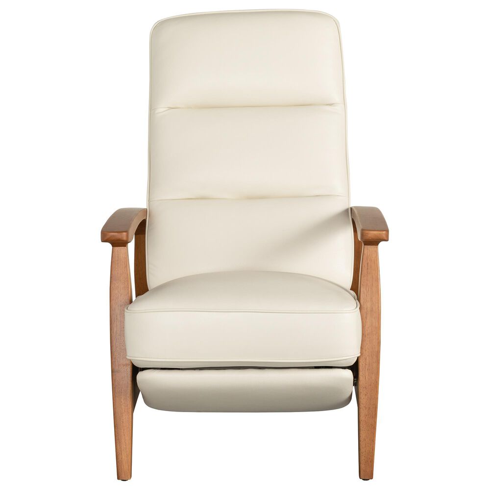 Sienna Designs Leather Push Back Recliner in Caesar Cream, , large