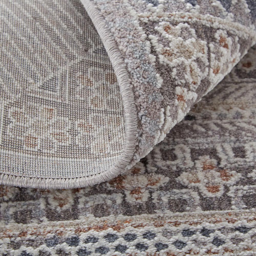 Feizy Francisco 4&#39; x 6&#39; Ivory and Charcoal Area Rug, , large