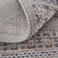 Feizy Francisco 4" x 6" Ivory and Charcoal Area Rug, , large