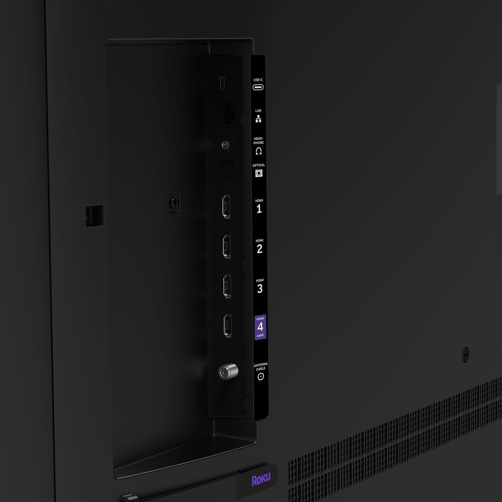 Roku 65" Class Plus Series QLED Mini-LED in Black - Smart TV, , large