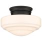 Golden Lighting Ingalls Semi-Flush in Matte Black, , large