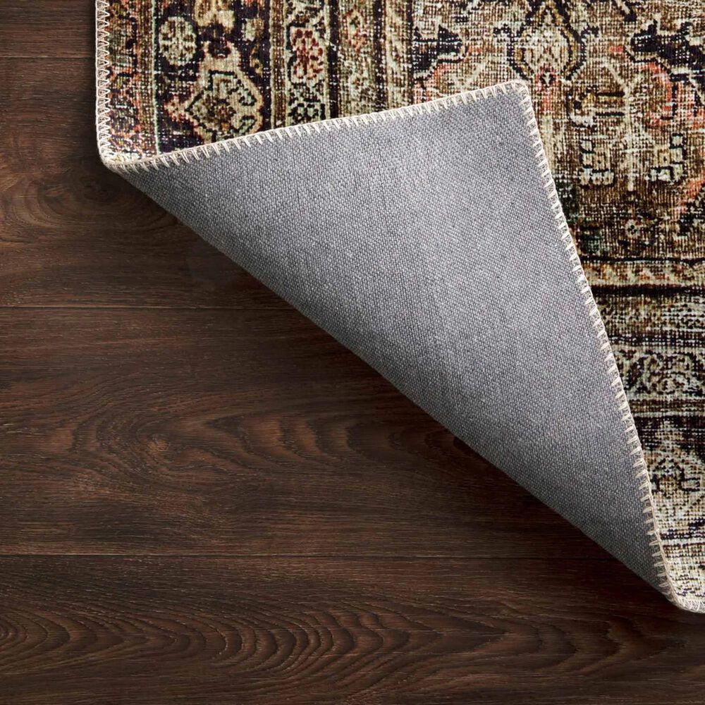 Loloi II Layla LAY-03 2&#39;6&quot; x 7&#39;6&quot; Olive and Charcoal Runner, , large