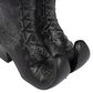 The Gerson Company 22"H Resin Halloween Witch Boots with Floral Arrangement in Black, , large