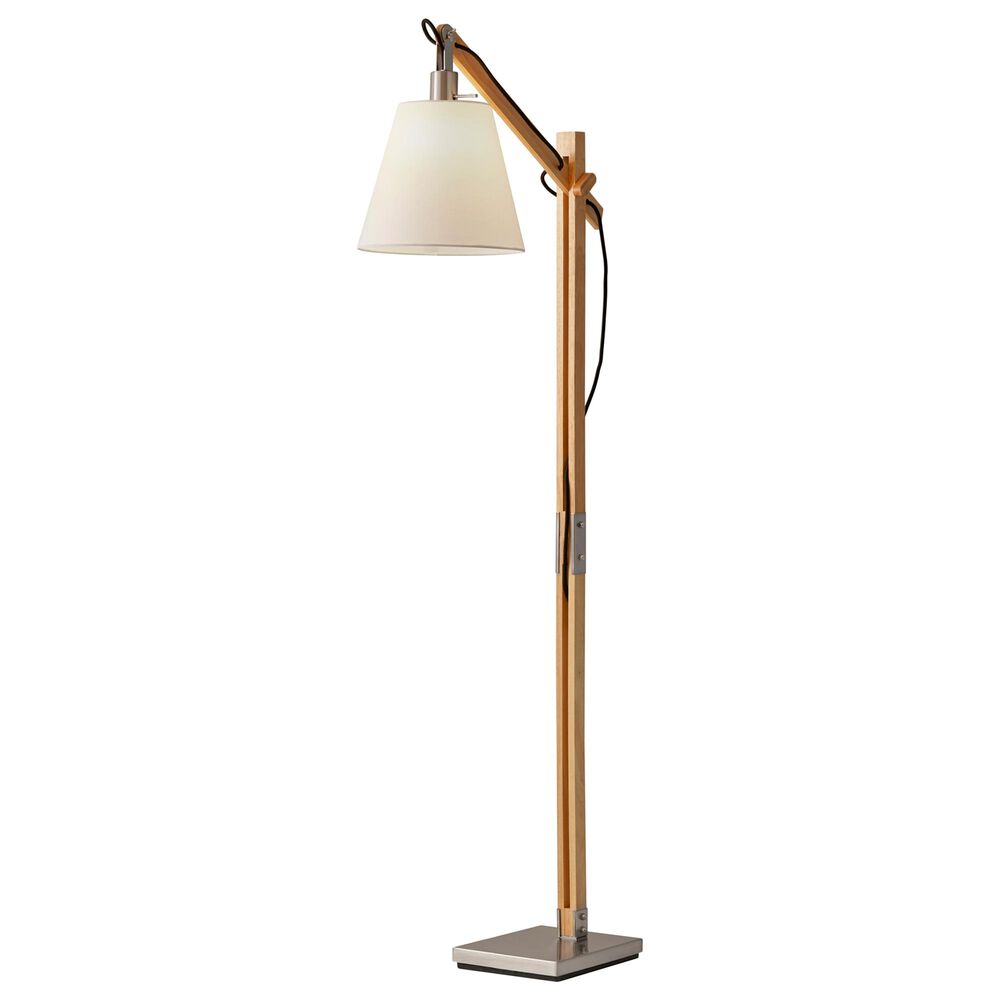 Adesso Walden Floor Lamp in Natural, , large