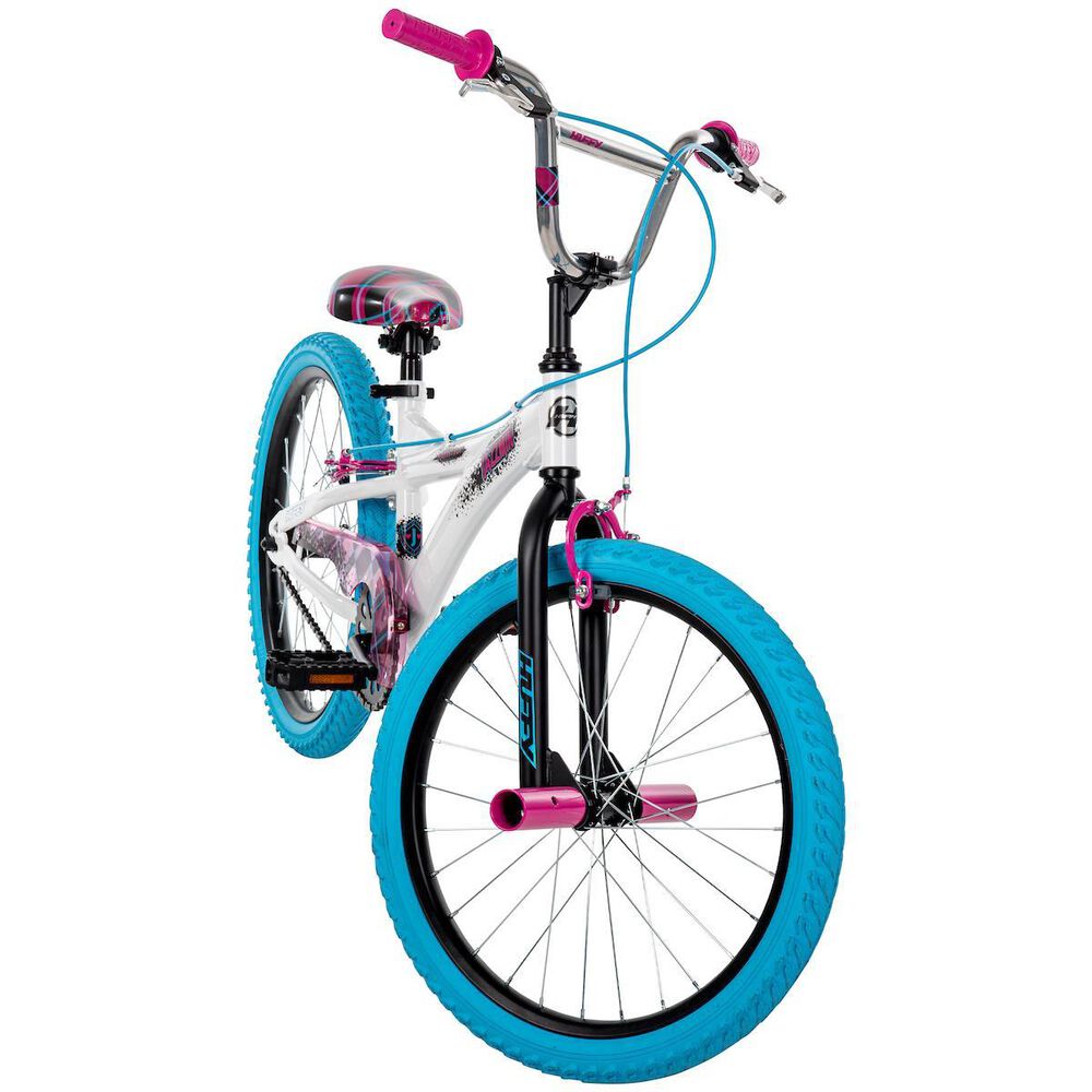 Huffy Jazzmin BMX 20&quot; Girls&#39; Bicycle in Blue, Pink and White, , large