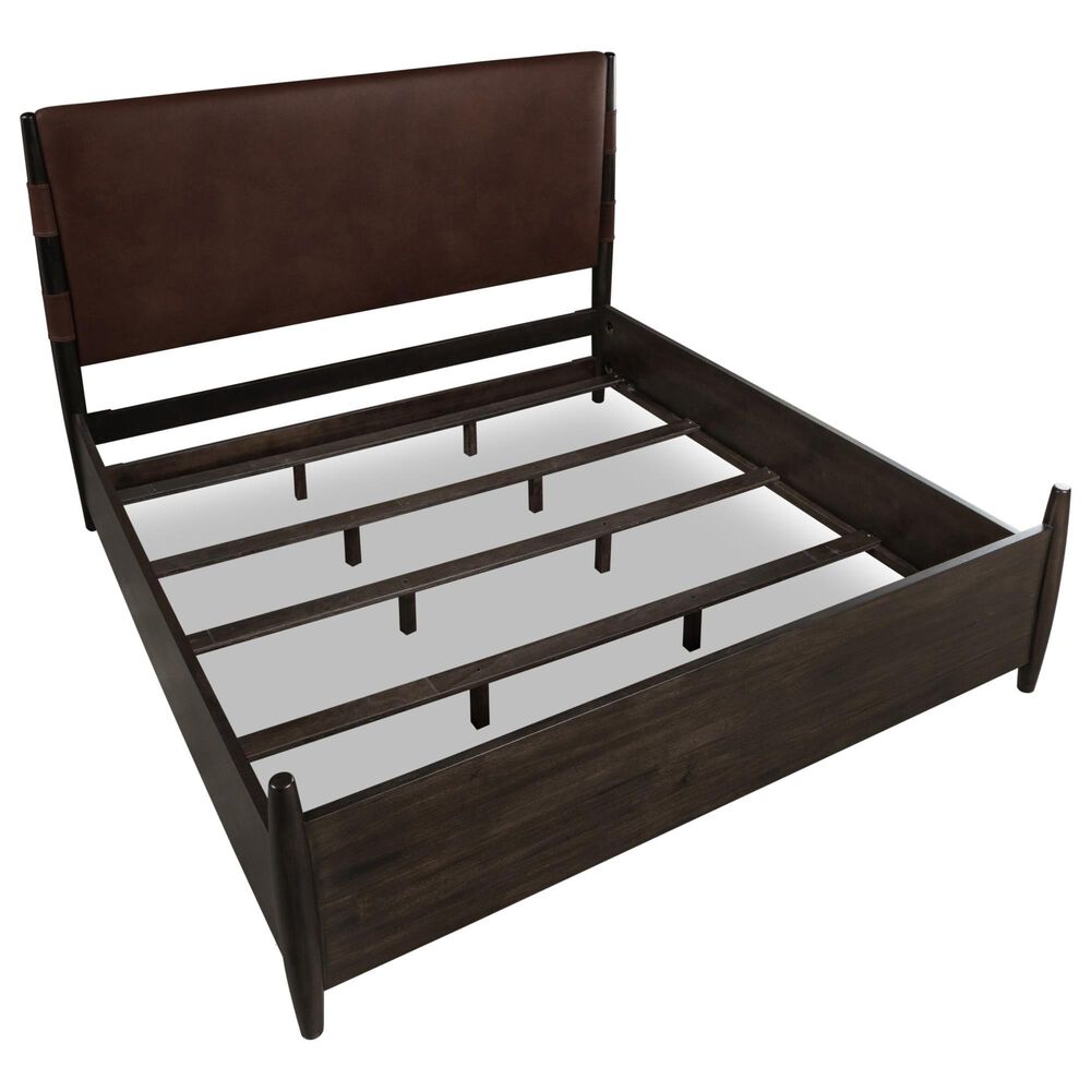 Urban Home Koko Eastern King Upholstered Panel Bed in Minx, , large
