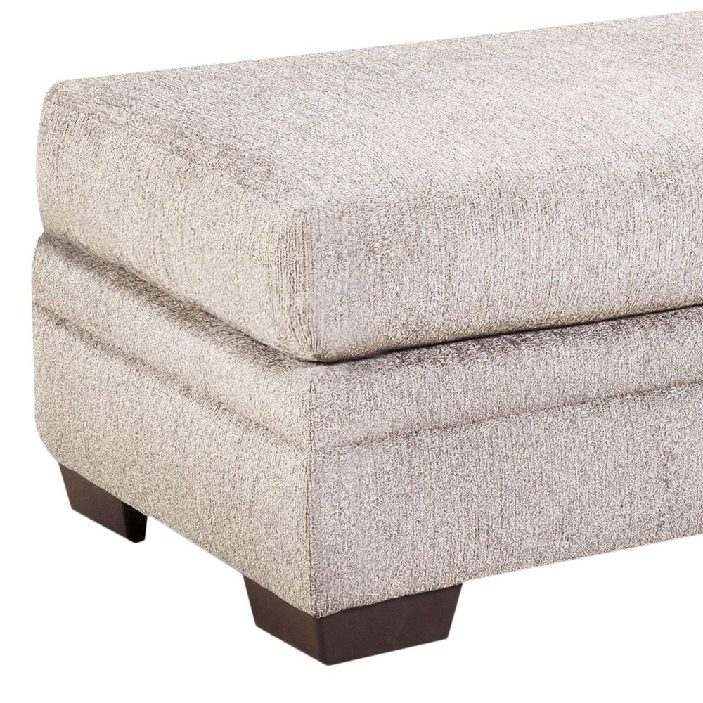 Northwestern Bailey Storage Ottoman in Cream, , large