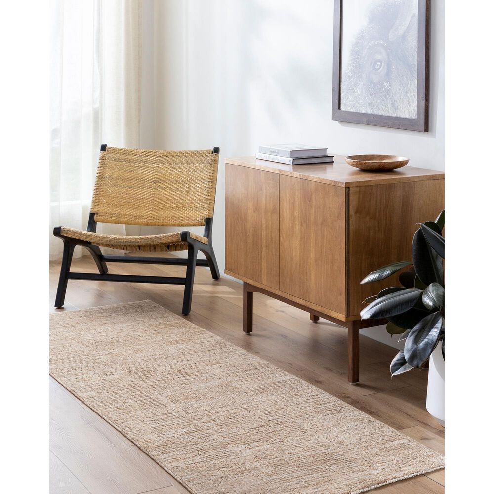 Surya Masterpiece MPC-2320 Beige, Tan and Medium Brown 2&#39;7&quot; x 7&#39;3&quot; Runner, , large