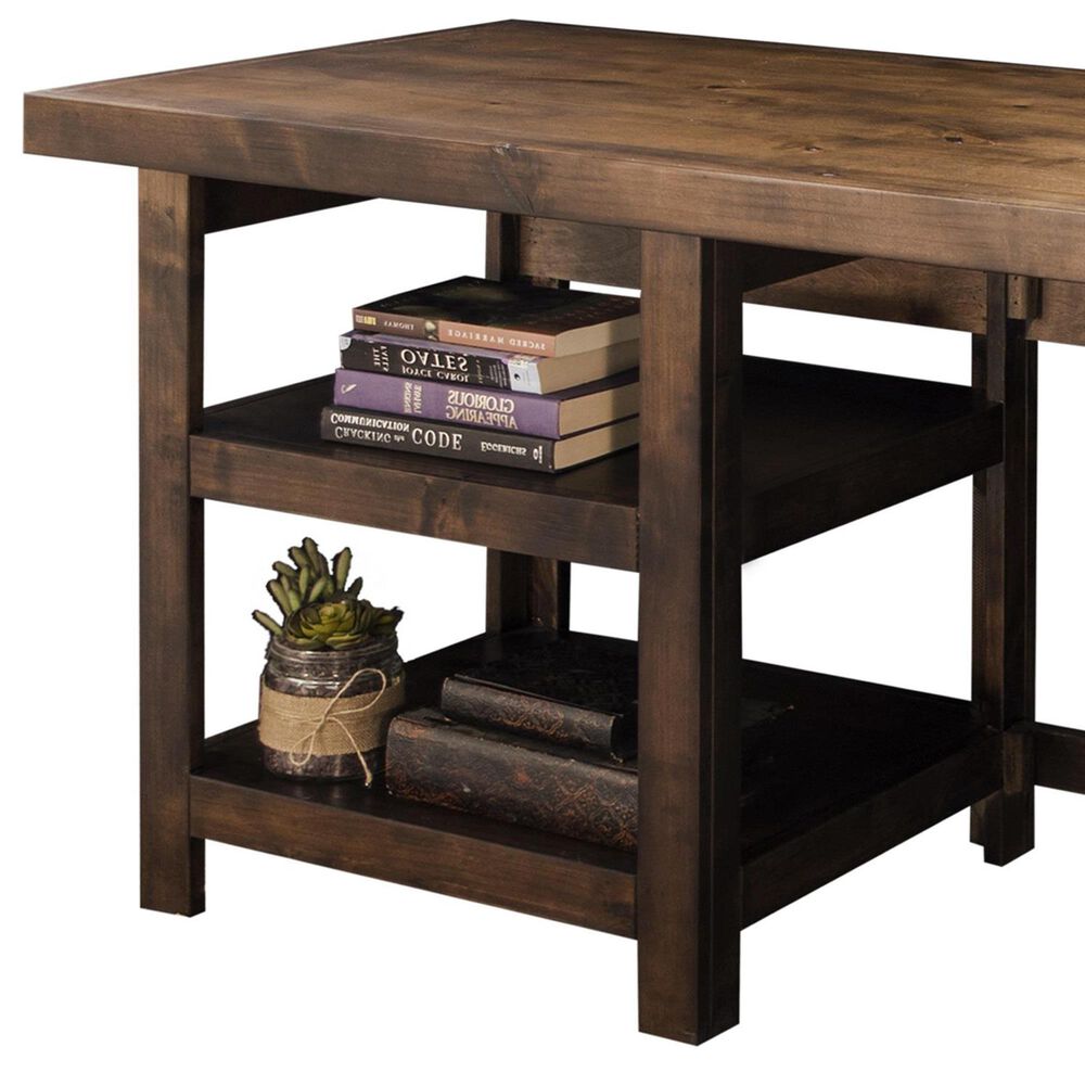 Legends Home Sausalito Workstation Desk in Whiskey, , large