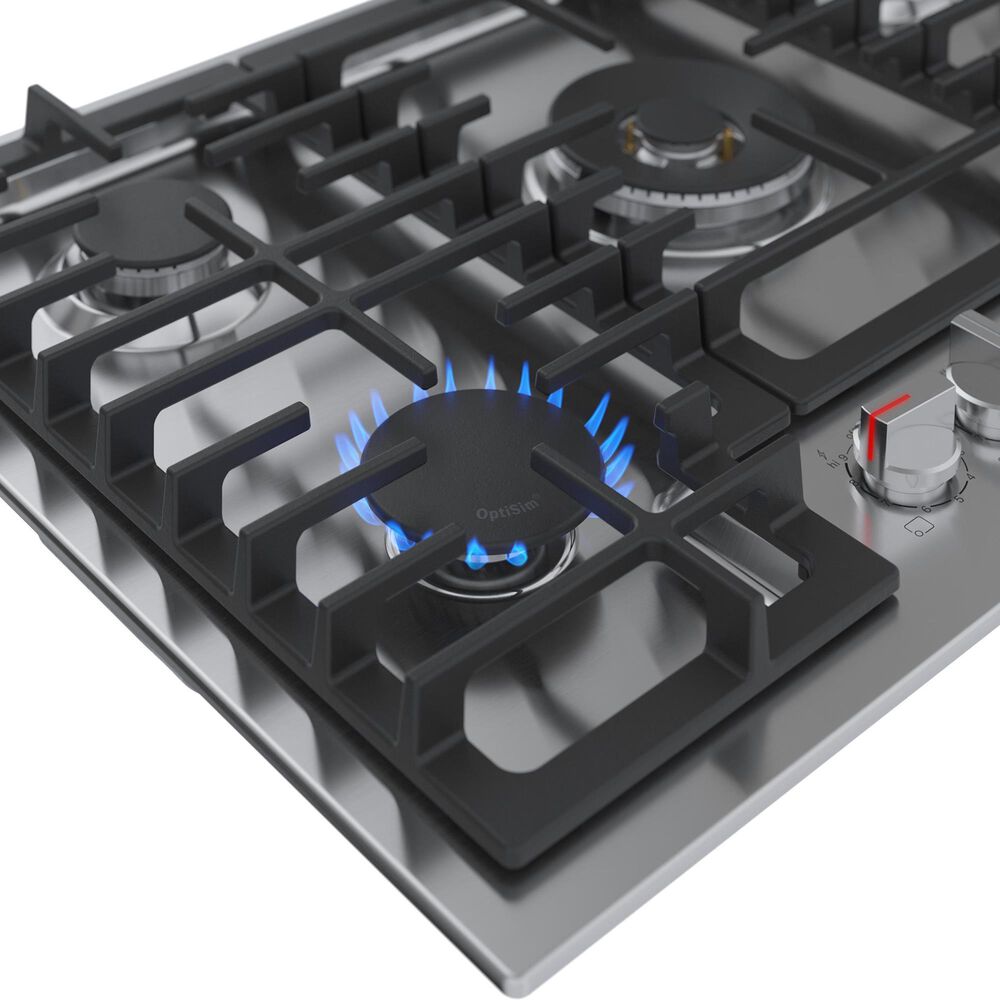 Bosch 2-Piece Kitchen Package with Benchmark 30&quot; Double Wall Oven 800 Series 30&quot; Gas Cooktop and in Stainless Steel, , large