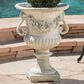 Hearth and Haven Outdoor Garden Urn Planter in White, , large