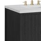 James Martin Vanities Myrrin 60" Double Vanity in Carbon Oak with 3 cm Arctic Fall Solid Surface Top, , large